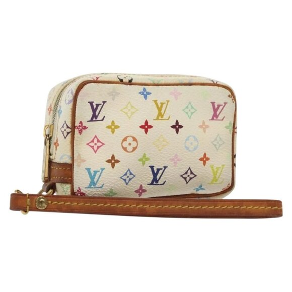 LOUIS VUITTON Monogram Multicolor Trousse Wapity White M58033 LV Auth 134685 - Picture 1 of 16